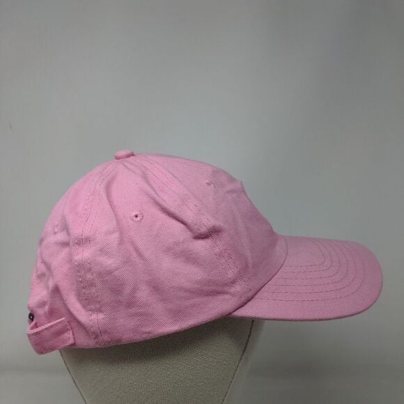 Pineapple Slideback Hat Pink One Size Embroidered Adjustable Dalix - Picture 4 of 8